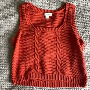 Calligraphie Sweater Tank Top